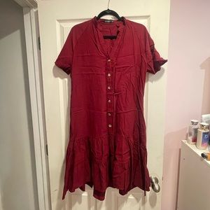 Maroon Dress